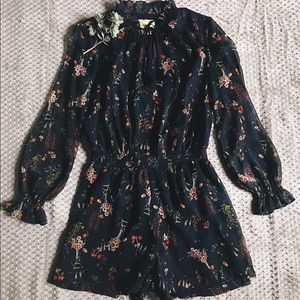 SOLD NWOT Floral Anthropologie Romper